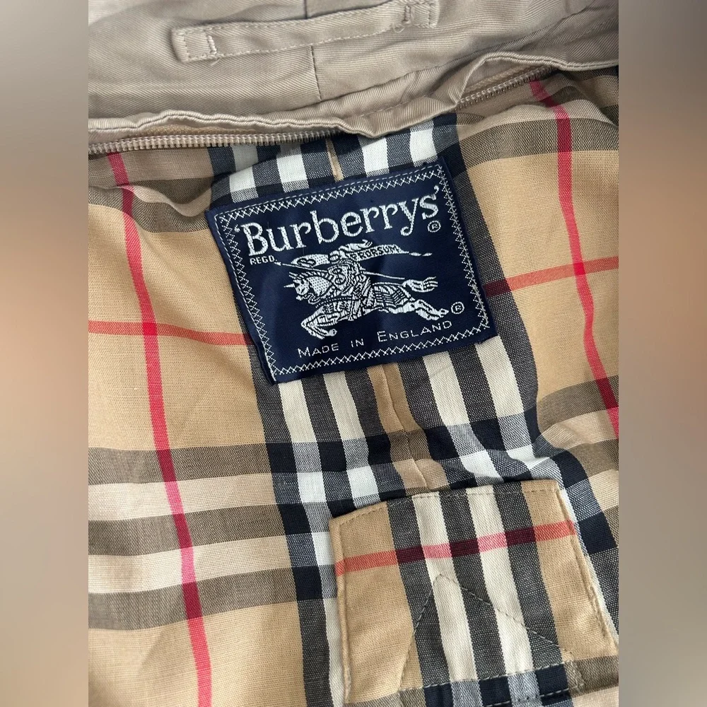 Vintage Burberry trench women’s size S/M - Picture 10 of 12